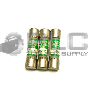 LOT OF 3 NEW FUSETRON FNM-30 FUSE DUEL-ELEMENT 