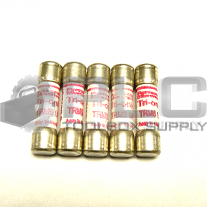 LOT OF 5 NEW FERRAZ SHAWMUT TRM6 1/4 FUSE TIME DELAY 