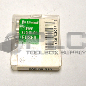 LOT OF 5 NEW LITTELFUSE 3A6 3A 313 FUSE 