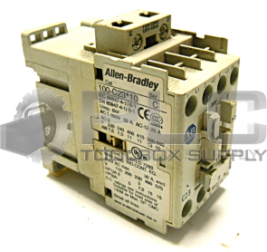 ALLEN BRADLEY 100-C23*10 SER. C CONTACTOR 30A 600VAC 110/120V