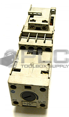ALLEN BRADLEY 100-FPT /A PNEUMATIC TIMER WITH 700-CF400D*/A CONTACTOR RELAY 