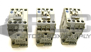 LOT OF 3 ALLEN BRADLEY 100-C09*10 /A CONTACTOR 