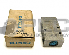 FESTO 9764 PNEUMATIC VALVE VL-5-1/8