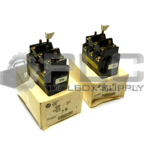 LOT OF 2 NEW ALLEN BRADLEY 815-BOV16 STARTER OVERLOAD SER K 815-B0V16