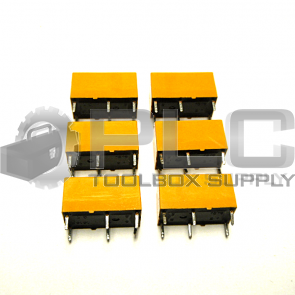 LOT OF 6 NEW AROMAT DSP1E-DC24V RELAY 5AMP 24VDC