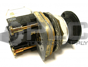 ALLEN BRADLEY 800T-D BLACK PUSH BUTTON W/ 800T-XA CONTACT BLOCK