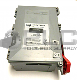 NEW HUBBELL FDS30 DISCONNECT SWITCH 4X/12 30 AMP 600 V