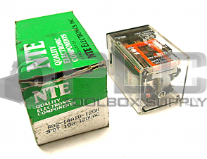 NEW NTE R02-14A10-120N RELAY 3PDT 10A 120VAC 