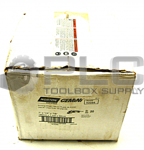 NEW SEALED BOX OF 20 NORTON DC714G GRINDING WHEEL 