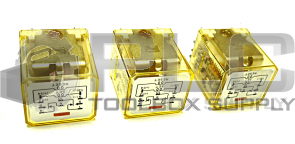LOT OF 3 IDEC RH2LB-U RELAY 