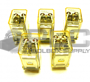 LOT OF 5 NEW IDEC RH2B-U RELAY, DC12V
