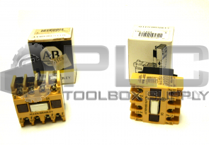 LOT OF 2 NEW ALLEN BRADLEY 195-FA04 /A AUXILIARY CONTACT BLOCK