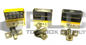 LOT OF 3 NEW ALLEN BRADLEY W65 OVERLOAD RELAY ELEMENT