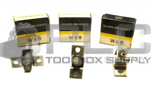 NEW LOT OF 3  ALLEN BRADLEY W69 OVERLOAD HEATER