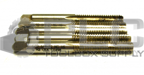 NEW LOT OF 5 GTD 1/4-20 NC HS STEEL TAP
