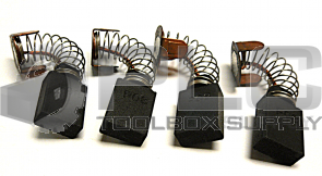 NEW LOT OF 4 GENERIC P08 CARBON BRUSH W/ SPRING 