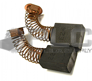 NEW LOT OF 2 GENERIC E24 CARBON BRUSH /SPRING 