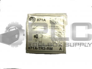 NEW ALLEN BRADLEY 871A-TR3-RM SER A QUICK DISCONNECT CHAMBER TERMINAL 3 PIN MALE