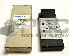 NEW FESTO CPE14-M1BH-5L-1/8  SOLENOID VALVE 3-8BAR