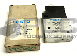 NEW FESTO CPE14-M1BH-3GL-1/8  SOLENOID VALVE 24VDC