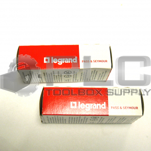 LOT OF 2 NEW LEGRAND PASS AND SEYMOUR 5871 SINGLE RECEPTACLE BROWN
