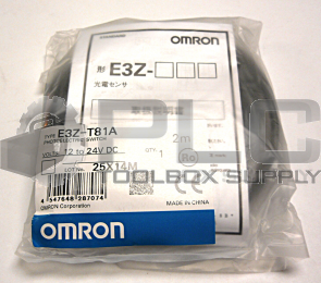 NEW SEALED OMRON E3Z-T81A THROUGH-BEAM PNP CABLE 2M