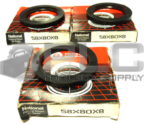 NEW LOT OF 3 FEDERAL MOGUL 58X80X8 OIL SEAL