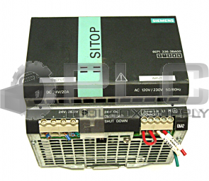 SIEMENS 6EP1336-3BA00 POWER SUPPLY AC 120V/230V 50/60 HZ