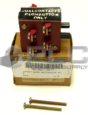 NEW WESTINGHOUSE 0T1D OIL TITLE CONTACT BLOCK OT1D