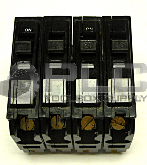LOT OF 4 SQUARE D NE-7377 CIRCUIT BREAKER
