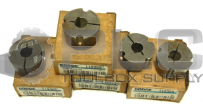 LOT OF 4 NEW DODGE 119365 TAPER LOCK BUSHING 1108 X 1/2 KW