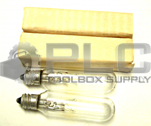 LOT OF 2 NEW GE 15T6 INCANDESCENT LIGHT BULD CLEAR 15 WATT 145V
