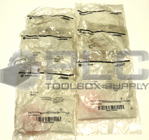 LOT OF 6 NEW ALLEN BRADLEY 800T-N301A ILLUMINATED TWIST/ PULL RELEASE CAP AMBER