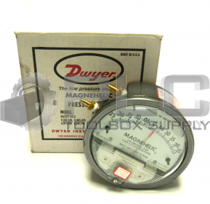NEW DWYER 2300-0 MAGNEHELIC PRESSURE GAUGE