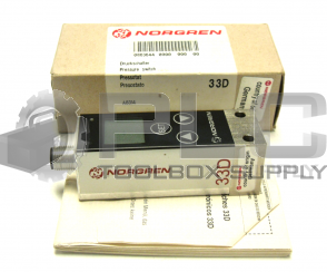 NEW NORGREN 33D PRESSURE SWITCH 086344