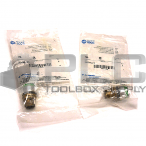 LOT OF 2 NEW ALLEN BRADLEY 800EM-LF3 SER A GREEN ILLUMINATED PUSH BUTTON