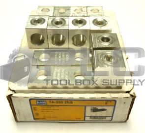 NEW ILSCO TA-350-2NS ALUMINUM MECH. LUG BOLT SIZE 1/2" QTY 6