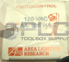 NEW SEALED AREA LIGHTING RESEARCH AA-105HA PHOTOCONTROL FOR OUTDOOR LIGHTING