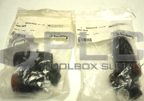 NEW LOT OF 2 LUMBERG RSC 50/9 5 PIN MINI FIELD MALE CONNECTORS