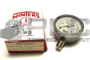 NEW WINTERS PFQ119-R2-C1 PRESSURE GAUGE 