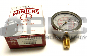 NEW WINTERS PFQ817 PRESSURE GAUGE 