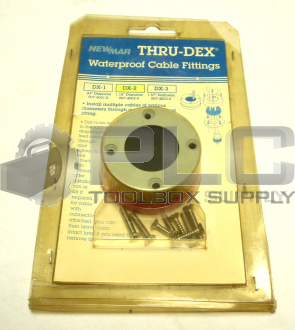 NEW SEALED NEWMAR THRU-DEX 007-4002-0 WATERPROOF CABLE FITTINGS 1.18" DIAMETER
