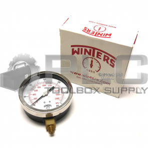 NEW WINTERS P3S6014 AP5 300 SERIES GAUGE  4.5" 0-300 PSI/KPA 1/4" BTM