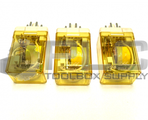 LOT OF 3 IDEC RR2P-UL AC120V  65314 GENERAL PURPOSE RELAY