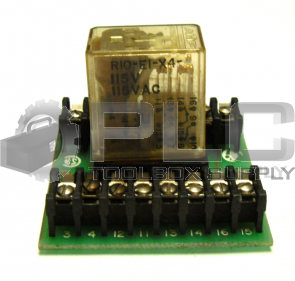 POTTER & BRUMFIELD R10-E1-M4-V700 RELAY W/RS4 RELAY-TYPE SOCKET ASSEMBLY 16PIN 