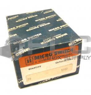 NEW BOX OF 20 HONEYWELL 5PA2 SNAP SWITCH TERMINAL ENCLOSURE PLASTIC 