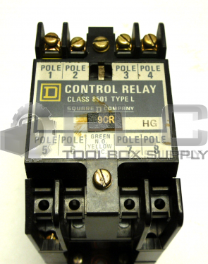 SQUARE D L0-40 / SER A CONTROL RELAY CLASS 8501 L0-40 SERIES A