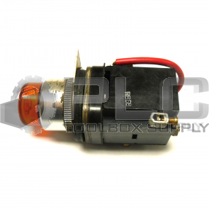 ALLEN BRADLEY 800T-PT16 AMBER PUSH TO TEST PILOT LIGHT 800T-PT16A 