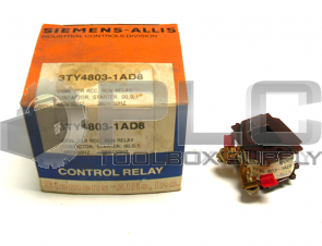 NEW SIEMENS 3TY 4803-1AD8 CONTROL RELAY COIL