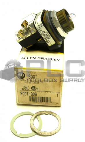 NEW ALLEN BRADLEY 800T-Q06 /SER T NEMA TYPE 4.13 PILOT LIGHT